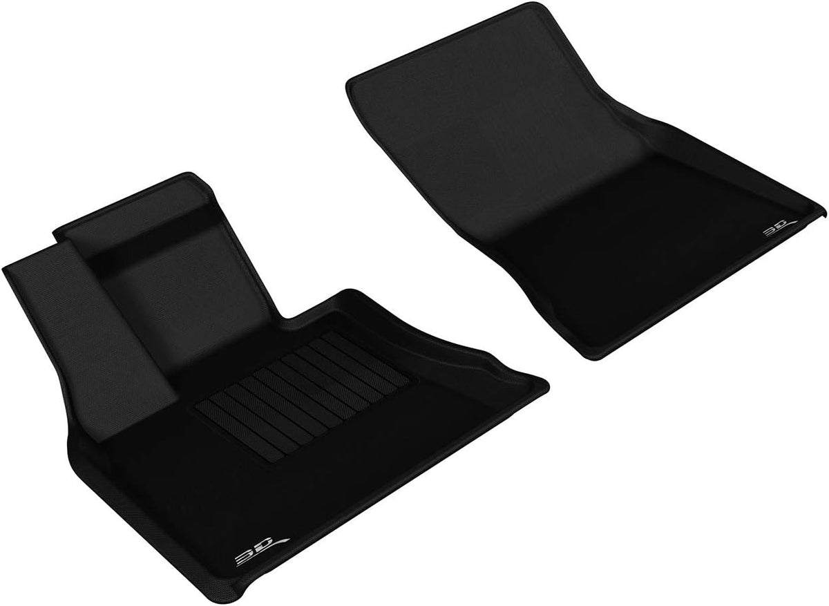 3D MAXpider Kagu Series 2 Piece Front Floor Mats, 2014-2018 BMW X5, Black