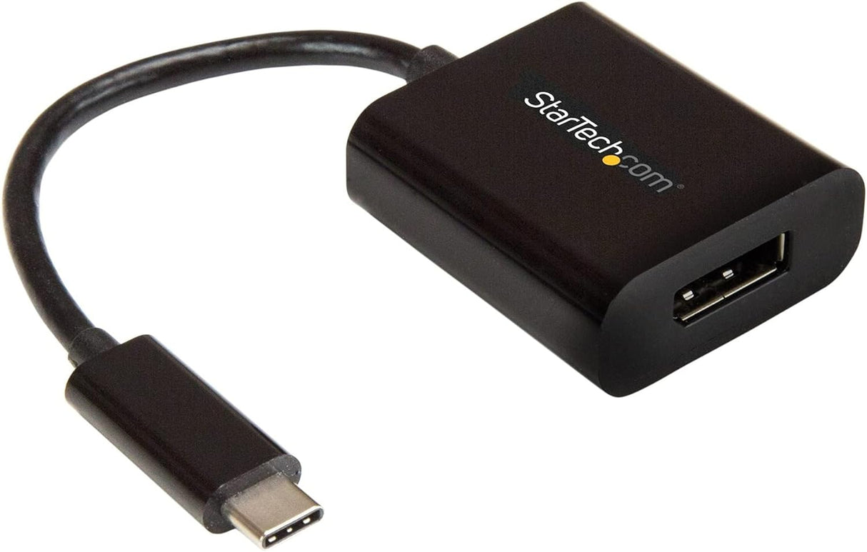 StarTech USB C to DisplayPort Adapter 4K 60Hz - USB Type-C to DP 1.4 Monitor Video Converter (DP Alt Mode) - Thunderbolt 3 Compatible (CDP2DP)