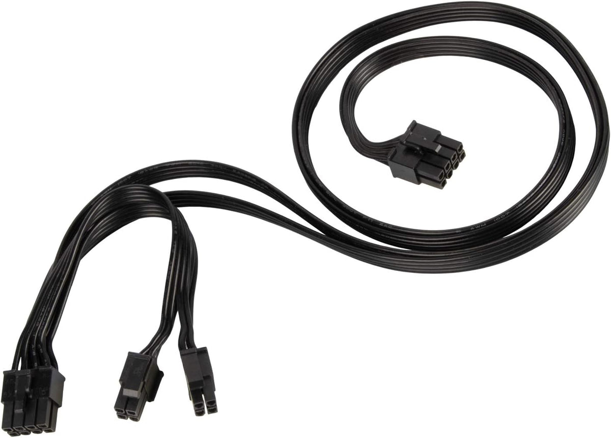 PP13,EPS 8PIN TO EPS 8PIN?*2 CABLE-18AWG-BLACK-750mm & 150mm