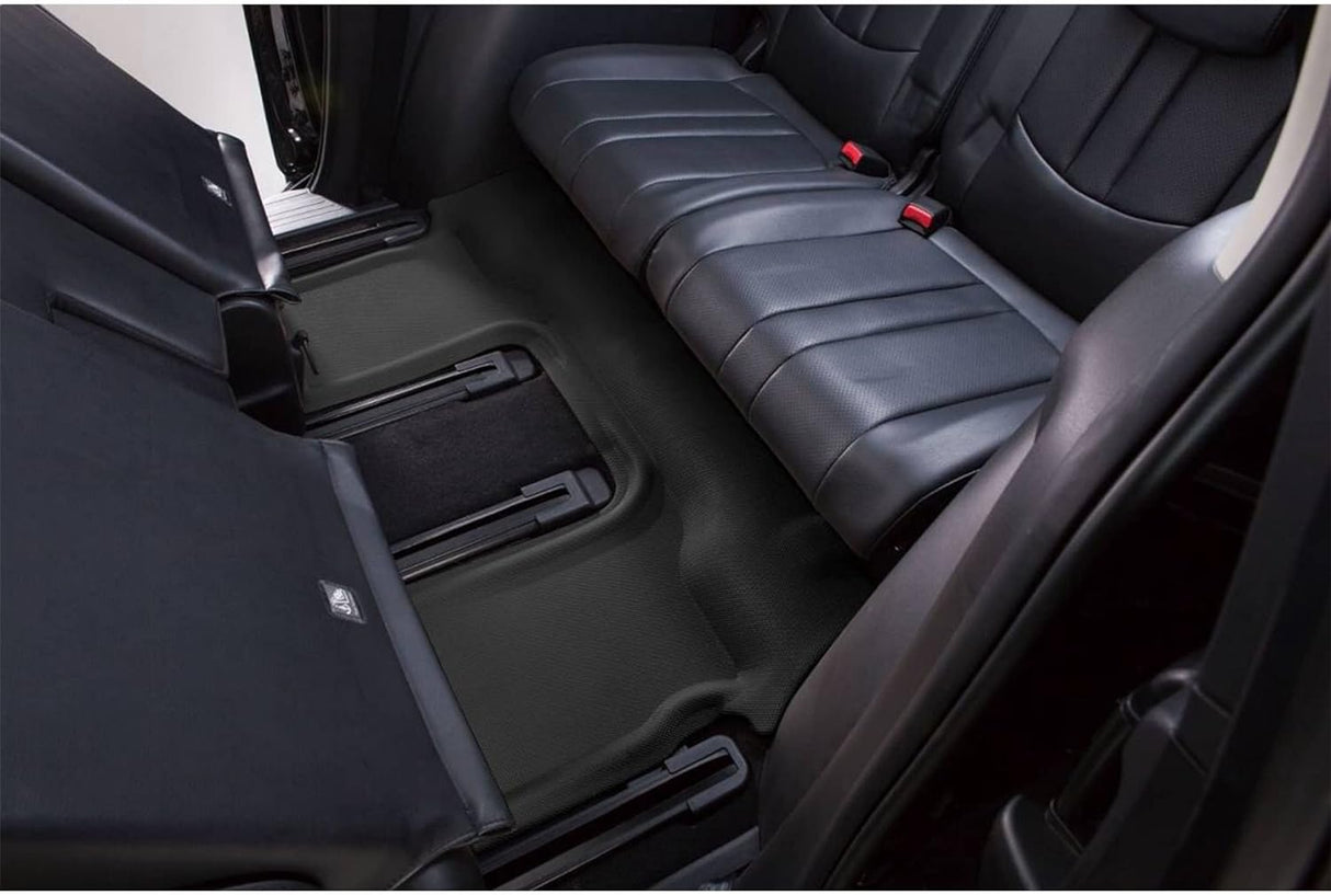 3D MAXpider Kagu Third Row Floor Mat, 16-21 Tesla 6 Seat Model X, Black