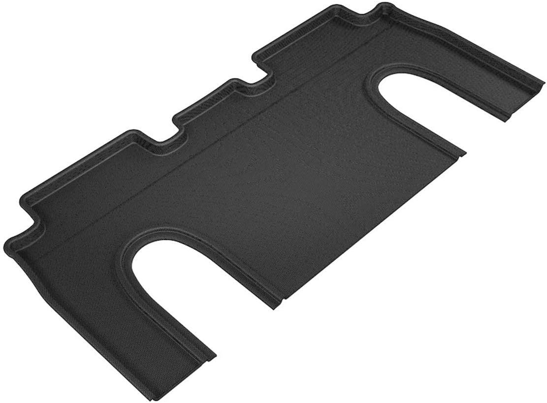 3D MAXpider Kagu Second Row Floor Mat, 16-21 Tesla 6 Seat Model X, Black