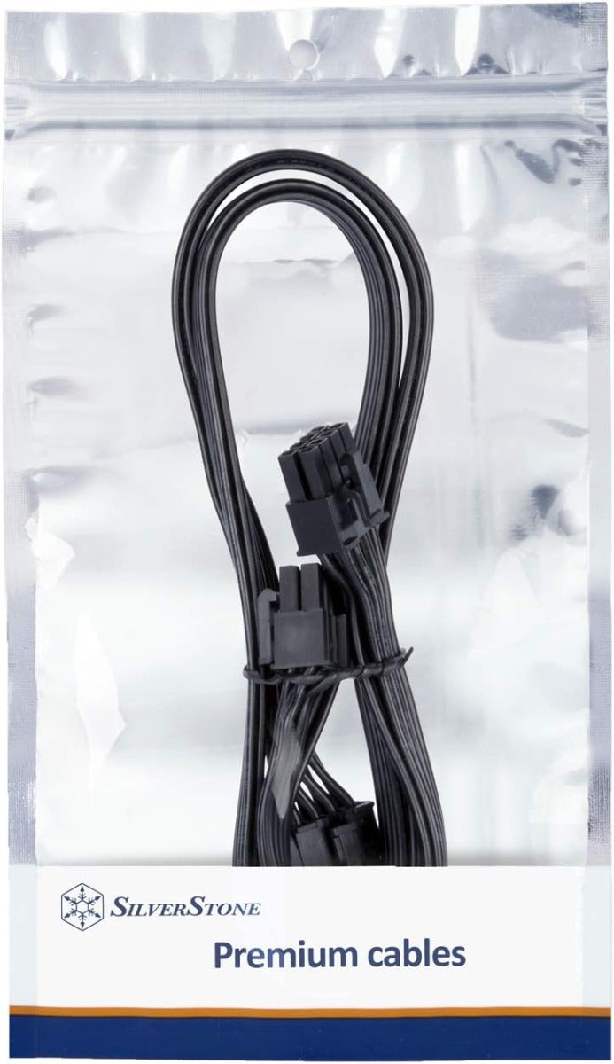 PP13,EPS 8PIN TO EPS 8PIN?*2 CABLE-18AWG-BLACK-750mm & 150mm