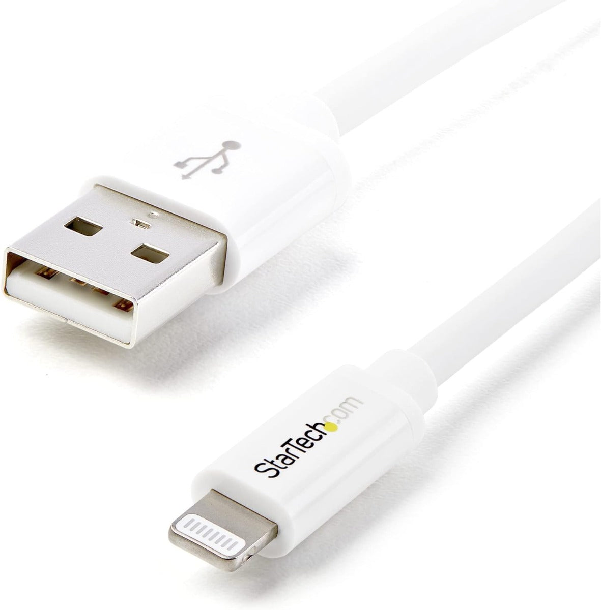 StarTech 1m (3ft) White Apple 8-pin Lightning Connector to USB Cable for iPhone / iPod / iPad (USBLT1MW)