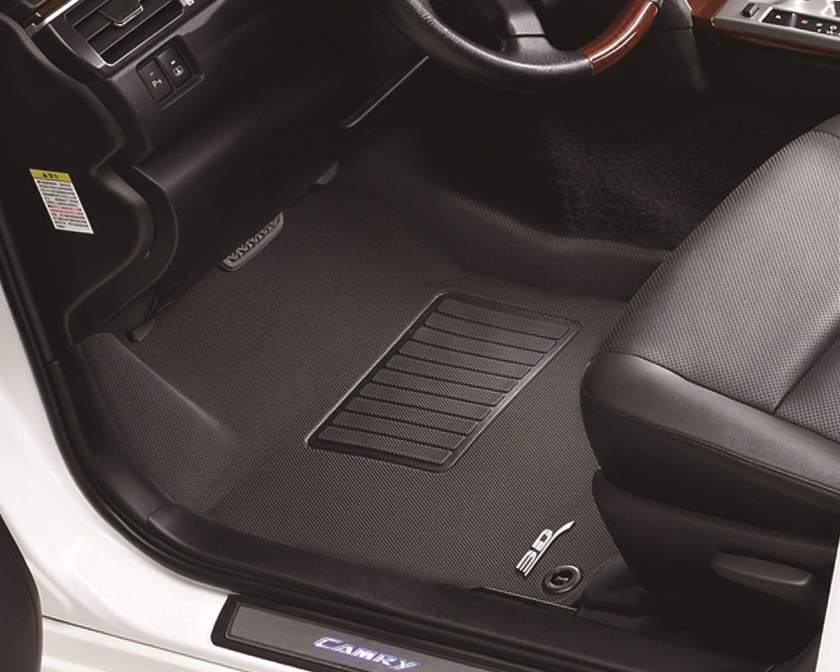 3D MAXpider Kagu Series 2 Piece Front Floor Mats, 2014-2018 BMW X5, Black