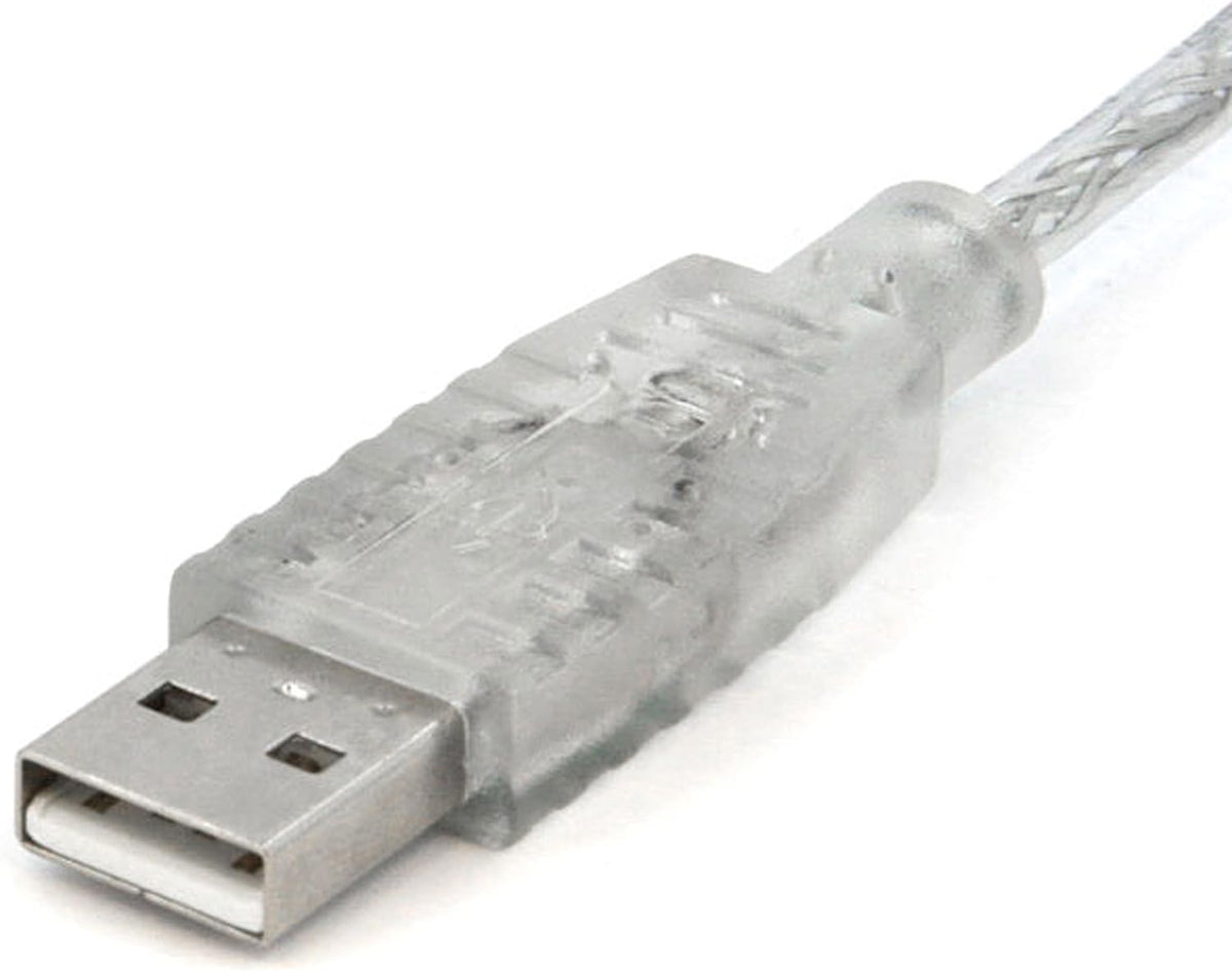 StarTech Transparent USB 2.0 cable - 4 pin USB Type A (M) - 4 pin USB Type B (M) - 10 ft (USBFAB10T)