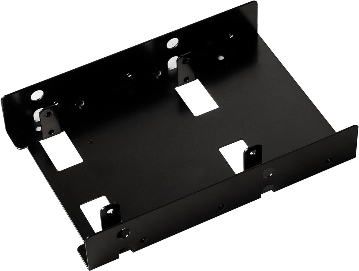 SilverStone SST-SDP08B 2 x 2.5" to 3.5" Bay Converter (Black Nickel)