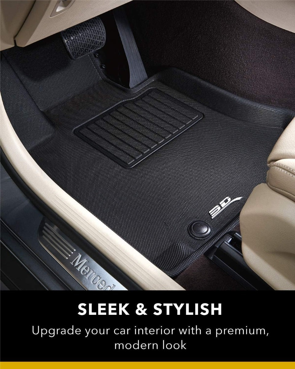 3D MAXpider Kagu Series Custom Floor Liner Set, 2021-2023 Tesla Model Y