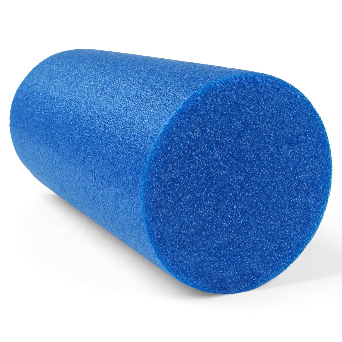 CanDo Blue PE Foam Rollers for Fitness, Exercise Muscle Restoration, Massage Therapy, Sport Recovery and Physical Therapy for Homes, Clinics, and Gyms 6 " x 12" Round