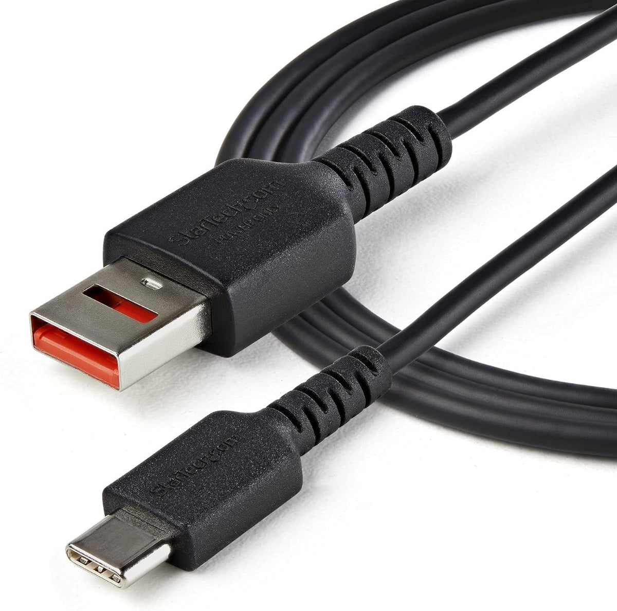 Startech.com 3ft (1m) Secure Cable, Type-a To Type-c Data Blocker -only Cable, No-data -only Cable For Phone/tablt, Data Blocking Protector Adapter Cable - 5v At 2.4a (12w Max) (usbschac1m) - Usb