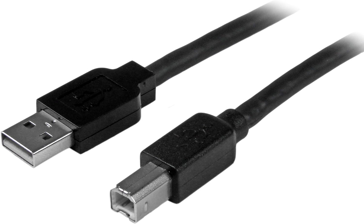 StarTech 15m / 50 ft Active USB 2.0 A to B Cable - M/M (USB2HAB50AC)