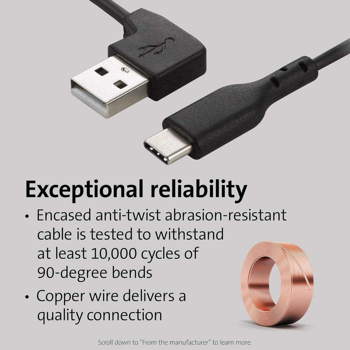 Kensington Charge & Sync USB-C Cable 5-Pack K65610WW