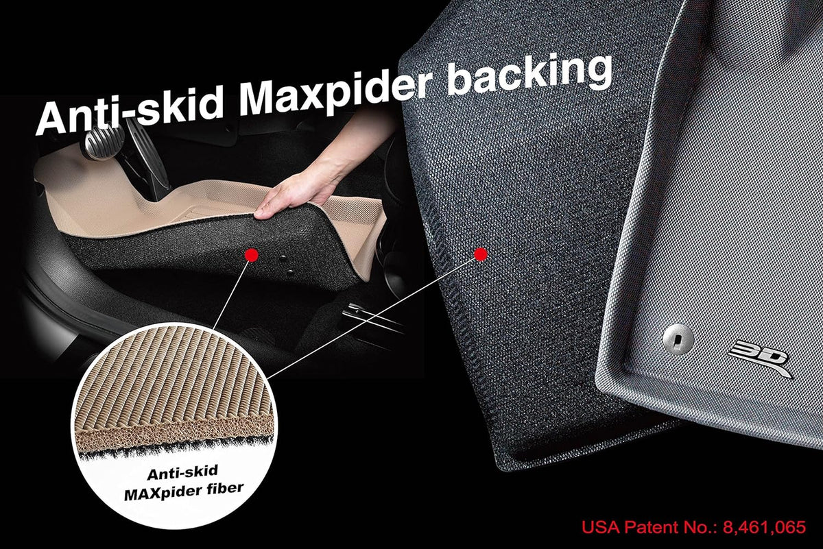 3D MAXPider Kagu Series Rear Cargo Bay Mat Floor Liner for 2018-2023 BMW, Black