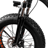 NAKTO 20-Inch Mini Cruiser Electric Bike, 500W Brushless Motor, 48V
