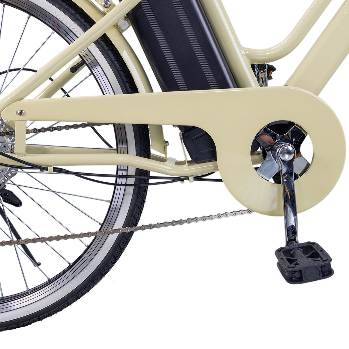 NAKTO 26-Inch Classic Electric Bike, 500W Rear Hub Motor, 48V 10Ah