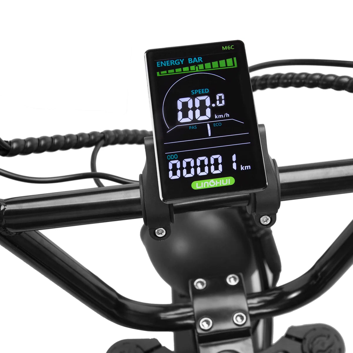 NAKTO F2 Fat Tire Electric Bike, 500W Motor, 20 x 4-Inch Tires