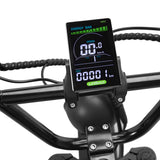 NAKTO F2 Fat Tire Electric Bike, 500W Motor, 20 x 4-Inch Tires