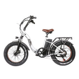 NAKTO 20-Inch Folding Fat Tire Electric Bike, 500W Motor, 48V Battery