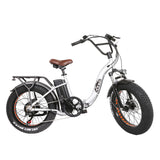 NAKTO 20-Inch Folding Fat Tire Electric Bike, 500W Motor, 48V Battery