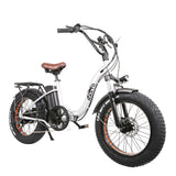 NAKTO 20-Inch Folding Fat Tire Electric Bike, 500W Motor, 48V Battery
