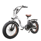 NAKTO 20-Inch Folding Fat Tire Electric Bike, 500W Motor, 48V Battery
