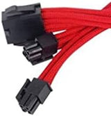 Silverstone PP07-EPS8R Sleeved Extension Power Supply Cable, 1 x 8pin to EPS12V 8pin(4) Connector