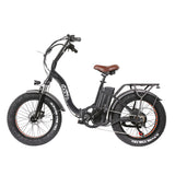 NAKTO 20-Inch Folding Fat Tire Electric Bike, 500W Motor, 48V Battery