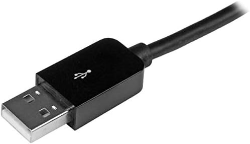 StarTech USBLT3MB StarTech.com 3m (10ft) Long Black Apple 8-pin Lightning Connector to USB Cable for iPhone / iPod / iPad - Lightning/USB for iPhone, iPod, iPad - 9.84 ft - USB - Lightning Proprietary