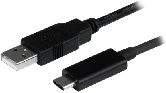 StarTech 0.5m USB C to USB A Cable - M/M - USB 2.0 - USB-C Charger Cable - USB 2.0 Type C to Type A Cable (USB2AC50CM)