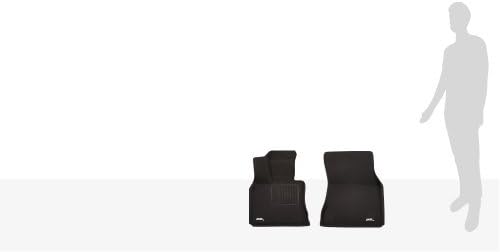 3D MAXpider Kagu Series 2 Piece Front Floor Mats, 2014-2018 BMW X5, Black
