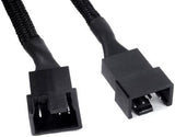SilverStone All Black Sleeved 1-to-2 Sleeved PWM Fan Splitter Cable (CPF01)