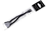 SilverStone All Black Sleeved 1-to-2 Sleeved PWM Fan Splitter Cable (CPF01)