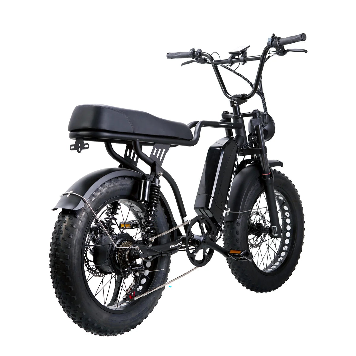 NAKTO F2 Fat Tire Electric Bike, 500W Motor, 20 x 4-Inch Tires