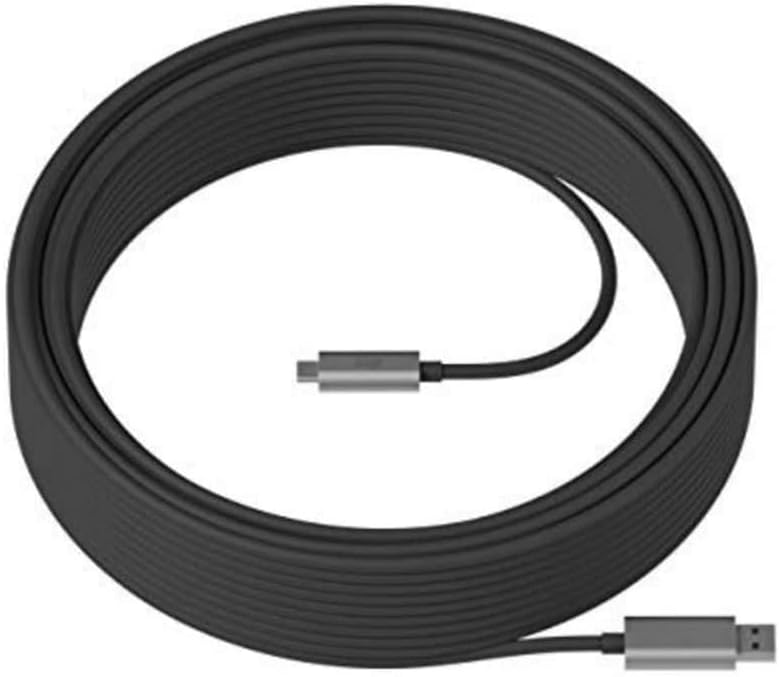 Logitech 939-001802 Strong USB Cable 25m - Black