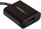 StarTech USB C to DisplayPort Adapter 4K 60Hz - USB Type-C to DP 1.4 Monitor Video Converter (DP Alt Mode) - Thunderbolt 3 Compatible (CDP2DP)