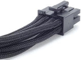 Silver Stone Technologies PP06B-EPS55 550mm, 8 Pin Individually Sleeved Modular Cable - Black