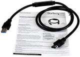 StarTech USB 3.0 to eSATA HDD / SSD / ODD Adapter Cable - 3ft eSATA Hard Drive to USB 3.0 Adapter Cable - SATA 6 Gbps (USB3S2ESATA3)