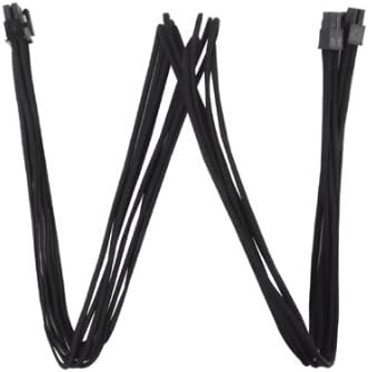 Silver Stone Technologies PP06B-EPS55 550mm, 8 Pin Individually Sleeved Modular Cable - Black