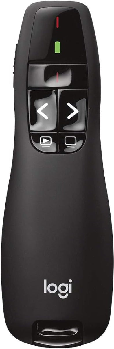Logitech 910-001354 Wireless Presenter W/laser Pointer, 50ft Projection, Matte Black