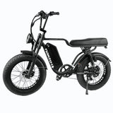 NAKTO F2 Fat Tire Electric Bike, 500W Motor, 20 x 4-Inch Tires