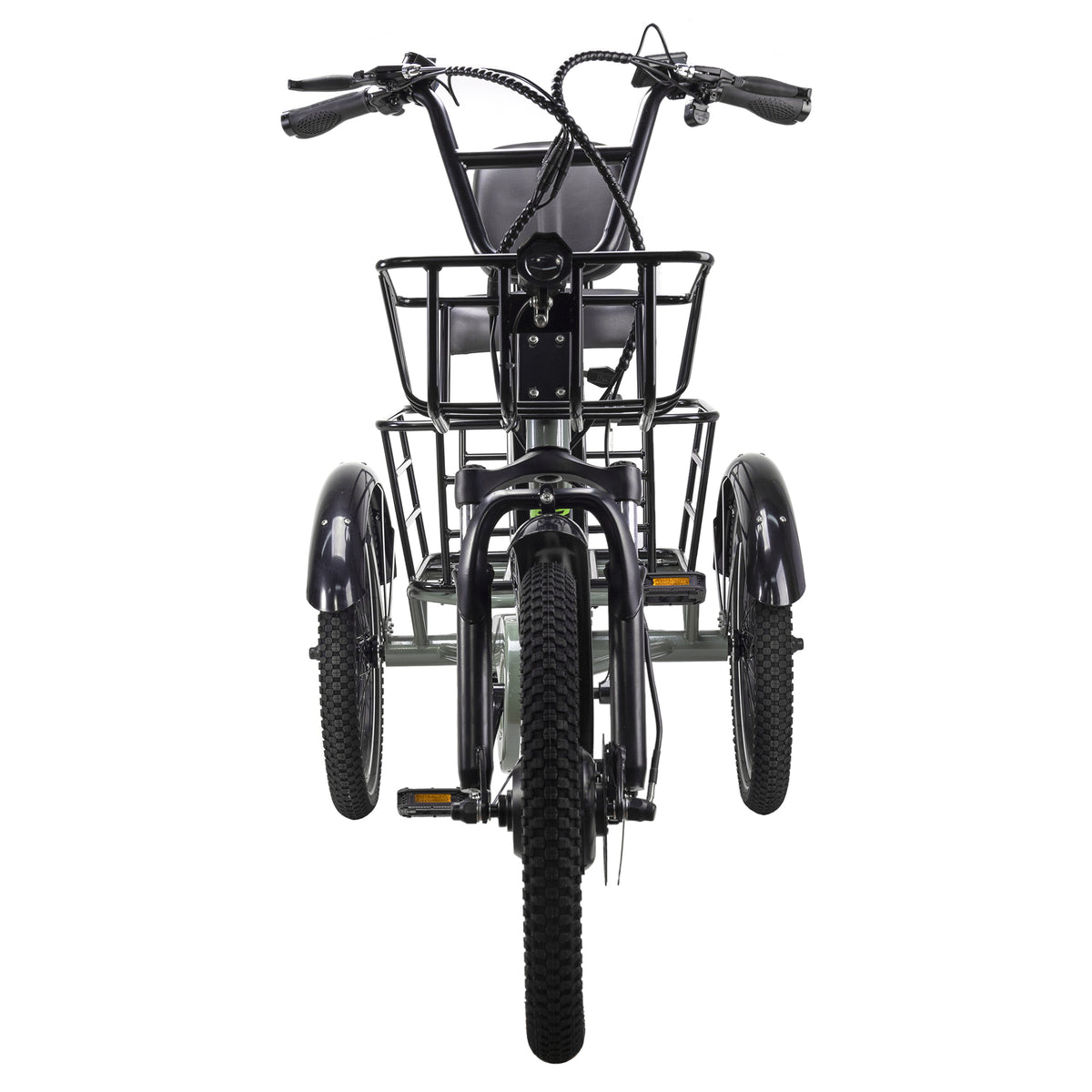 NAKTO S02 Electric Trike, 500W Brushless Motor, 48V 16Ah Battery