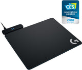 Logitech G Powerplay Wireless Charging System for G502 Lightspeed, G703, G903 Lightspeed and PRO Wireless Gaming Mice, Cloth or Hard Gaming Mouse Pad - Black