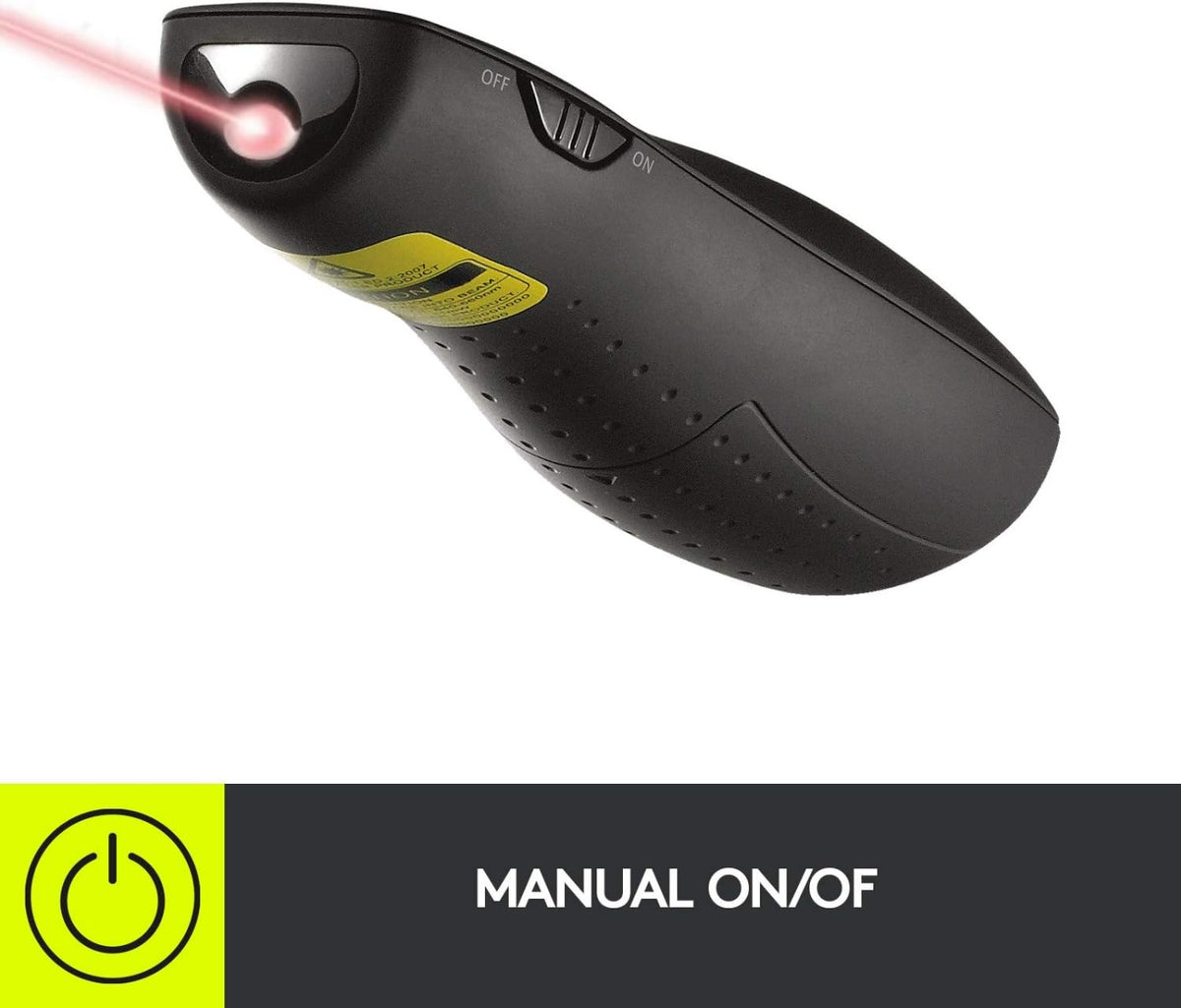 Logitech 910-001354 Wireless Presenter W/laser Pointer, 50ft Projection, Matte Black
