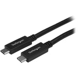 StarTech USB C Cable - 3 ft / 1m - 10 Gbps - 4K - USB-IF - Charge and Sync - USB Type C to Type C Cable - USB Type C Cable (USB31CC1M)
