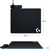 Logitech G Powerplay Wireless Charging System for G502 Lightspeed, G703, G903 Lightspeed and PRO Wireless Gaming Mice, Cloth or Hard Gaming Mouse Pad - Black