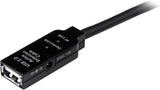 StarTechcom 5m USB 20 Active Extension Cable  MF  USB  Extension Cable  1640 ft  1 Pack  1 x Type A Male USB  1 x Type A Female USB  Nickel Plated Connector  Shielding  Black