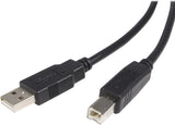 3Ft Usb A To B Cable Usb 2.0 Usb A To B Male Printer Cable Cord, USB2HAB3 (CK9845)