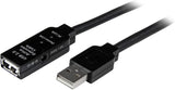 StarTechcom 5m USB 20 Active Extension Cable  MF  USB  Extension Cable  1640 ft  1 Pack  1 x Type A Male USB  1 x Type A Female USB  Nickel Plated Connector  Shielding  Black