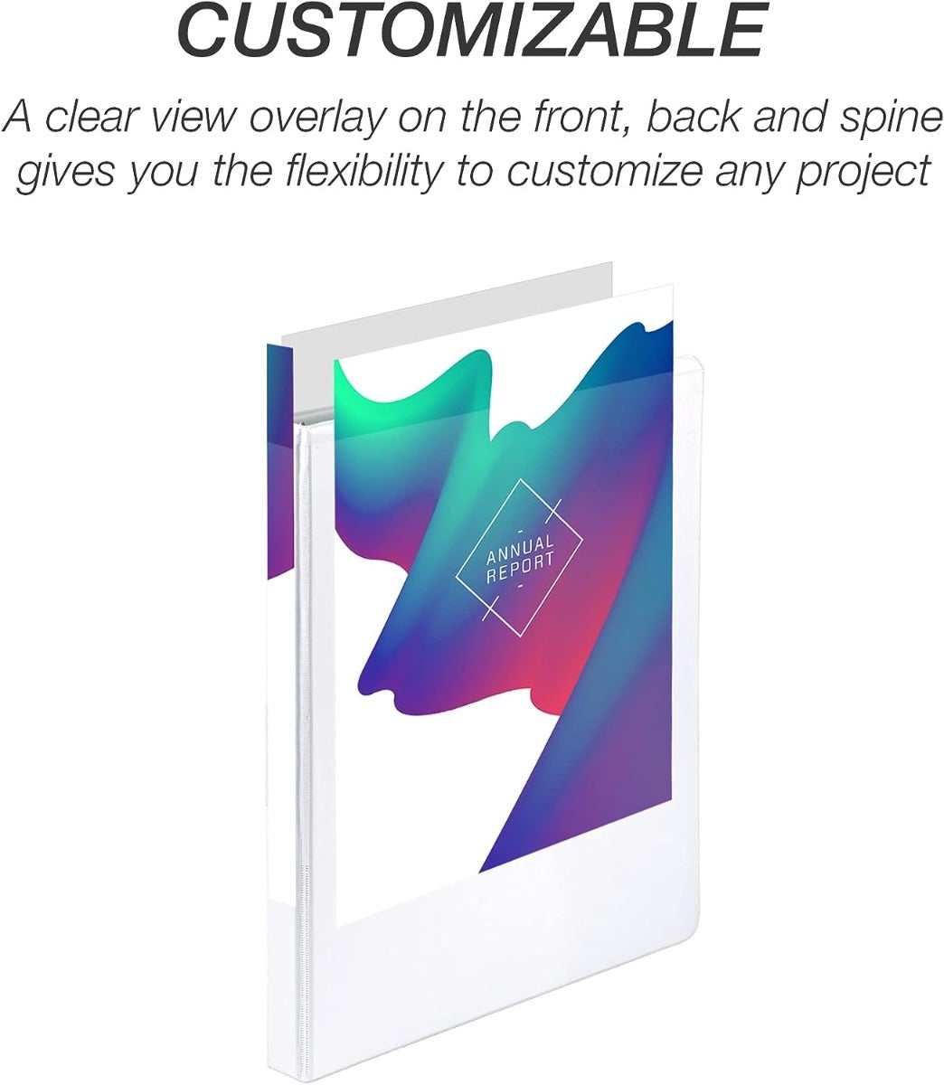 Samsill Economy View 1https://amberww.com/mediahttps://amberww.com/media/catalog/product/catalog/product/2" Capacity Letter Size Round Ring Binder  White I08517