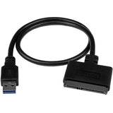 StarTech.com USB 3.1 to 2.5" SATA Hard Drive Adapter - USB 3.1 Gen 2 10Gbps with UASP External HDD/SSD Storage Converter