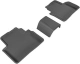3D Maxpider L1HD07421509 Carbon Fiber Embossed Pattern CPE & SDN Kagu Black 2nd Row 3 Piece for 2016 Honda Civic